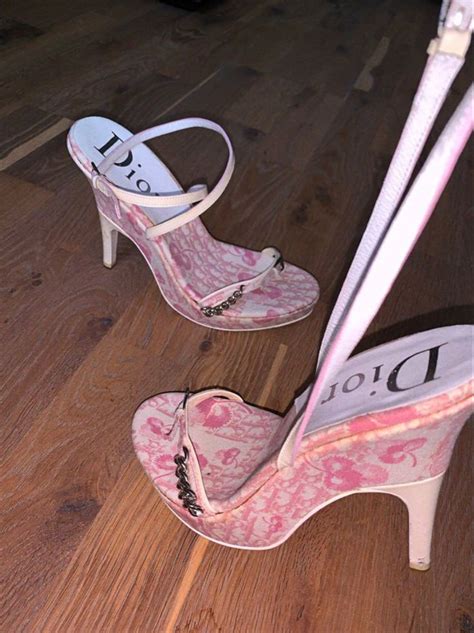 pink dior heels vintage|antique dior heels.